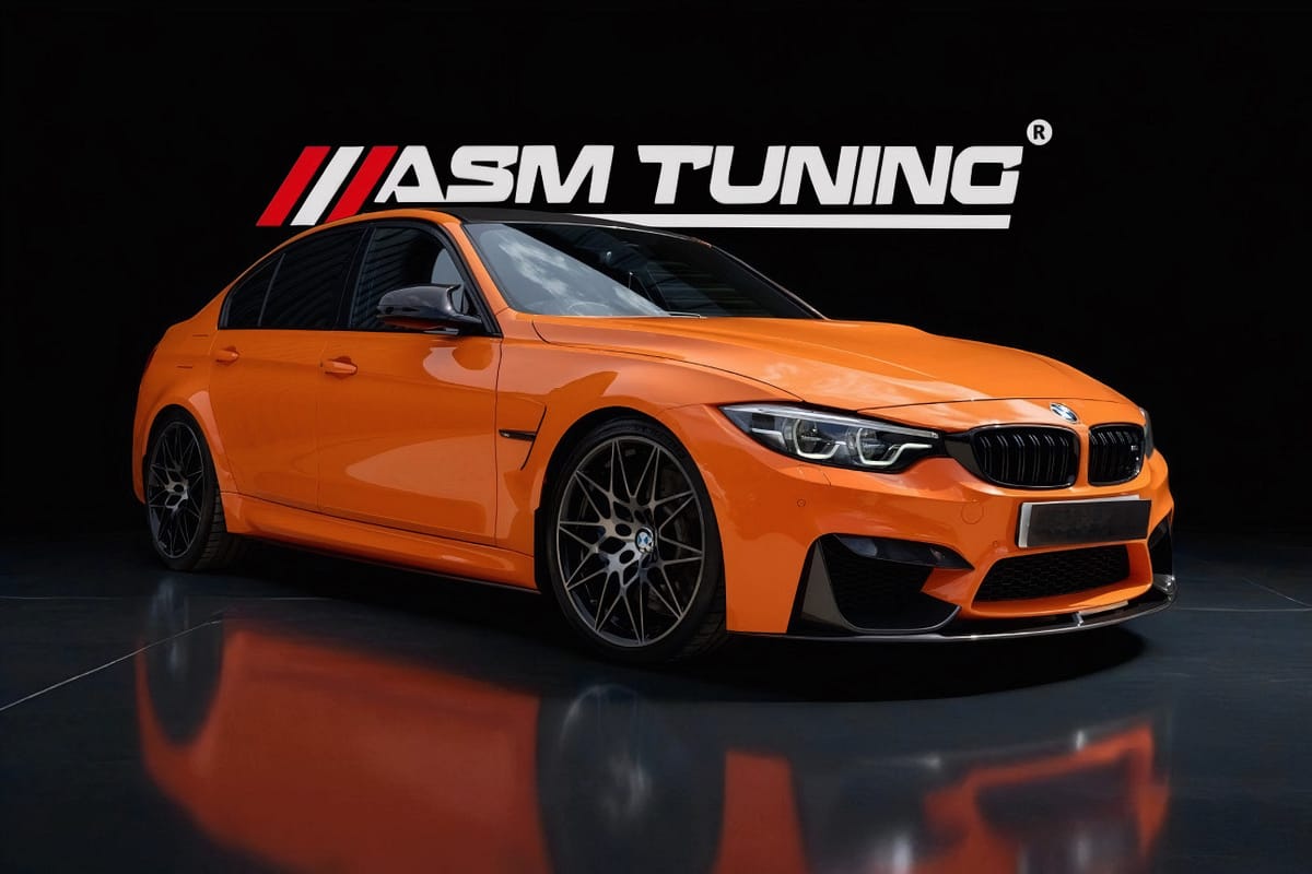 BMW M3 F80 cu piese tuning din carbon – colecție completă ASM Tuning
