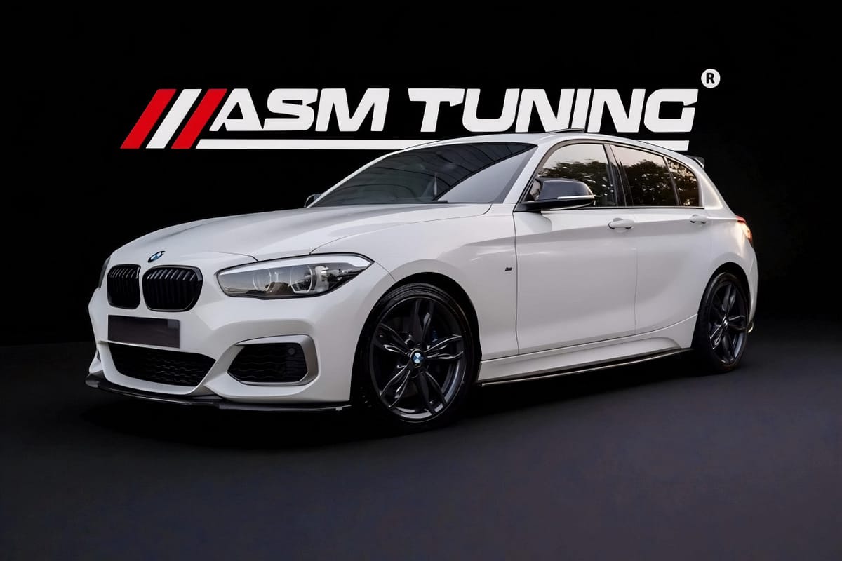 Colecție Carbon & Performanță Seria 1 F20/F21 BMW Seria 1 F20/F21 echipat cu body kit complet carbon – eleron, splitter și difuzor de la ASM Tuning