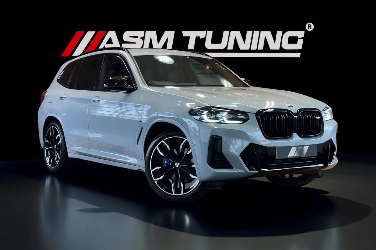 Colecție Carbon & Performanță BMW X3 G01 M-Sport BMW X3 G01 M-Sport cu splitter și difuzor din fibră de carbon – colecția tuning premium ASM Tuning