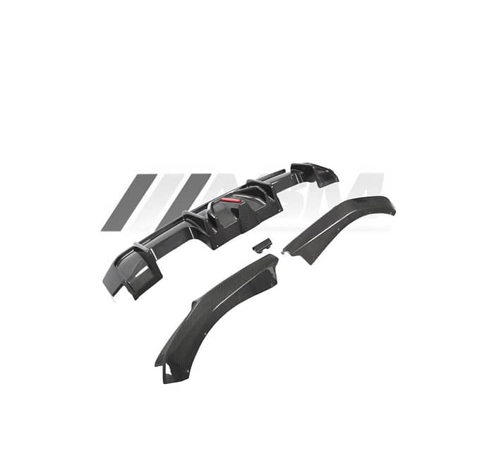 Led Difuzor Bara Spate Carbon BMW G80 G81 M3/G82 G83 M4 - V Style