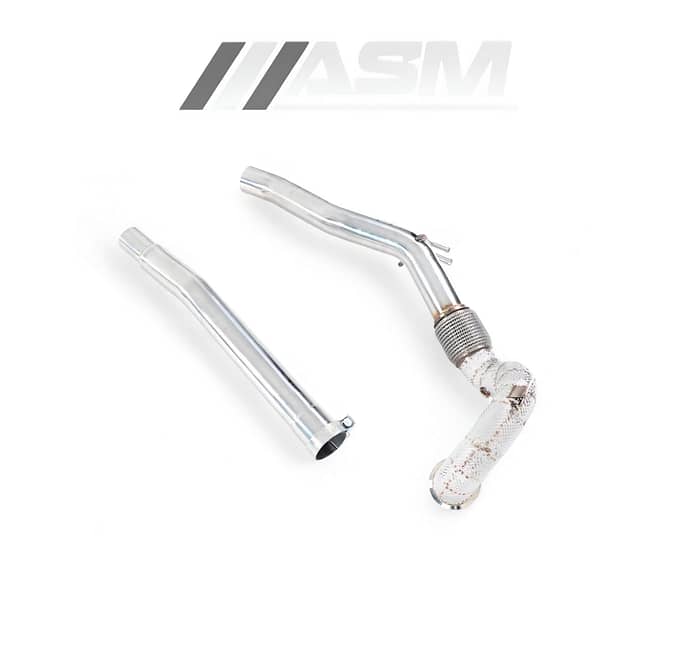 Downpipe Frontal Sport / De-Cat pentru Golf R MK7/MK7.5 & Audi S3 8V – ASM Performance