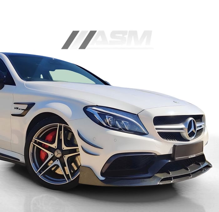 Splitter Față Carbon Mercedes C63 AMG W205 Coupe - V Style