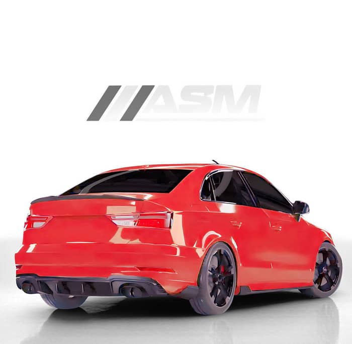 Prelungiri Praguri Laterale Carbon Audi RS3/S3 8V Sedan