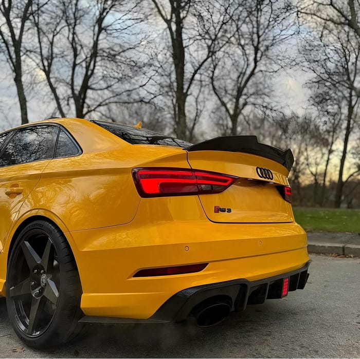 Eleron Carbon Audi A3 S3 RS3 8V Sedan Eleron Portbagaj - PSM Style
