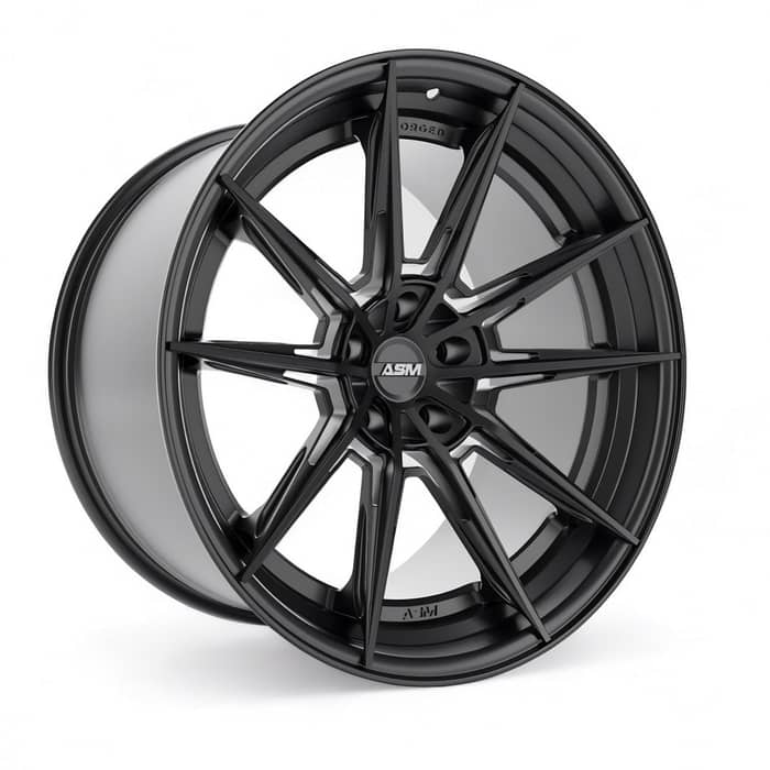Jantă forjată AP. FORGED 10 – vedere laterală completă cu design deep concave, personalizabilă în dimensiuni și offset – ASM Tuning România