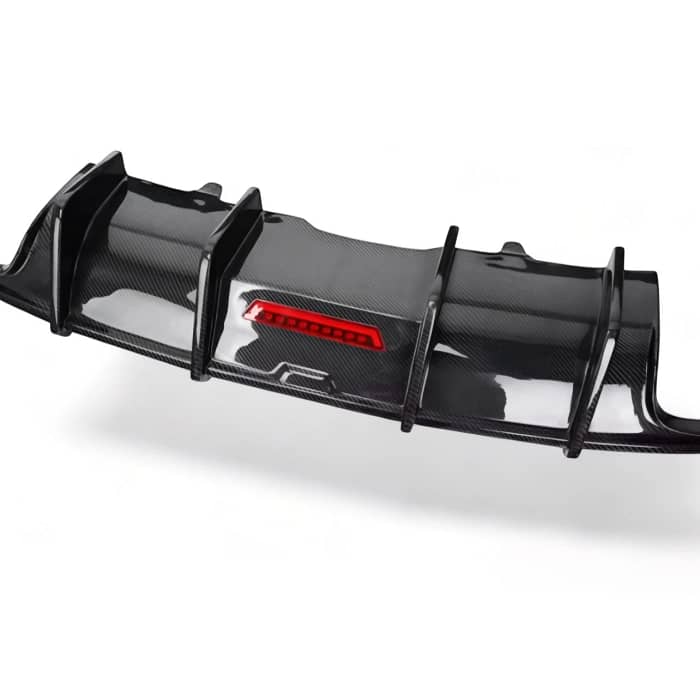 Led Difuzor Bara Spate Carbon AUDI A5 / S5 B9 - Evacuare Dubla