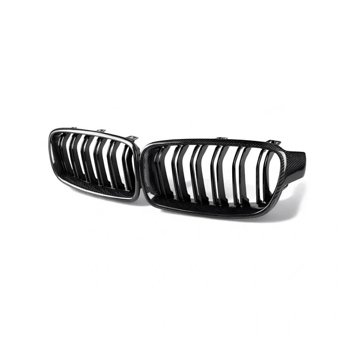 Grilă Dublă Frontală Carbon BMW F30/F31 – Seria 3 (2012–2019)
