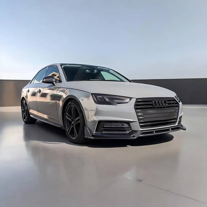 Splitter Față Carbon Audi A4 B9 S LINE/S4 Lip Frontal - V Style