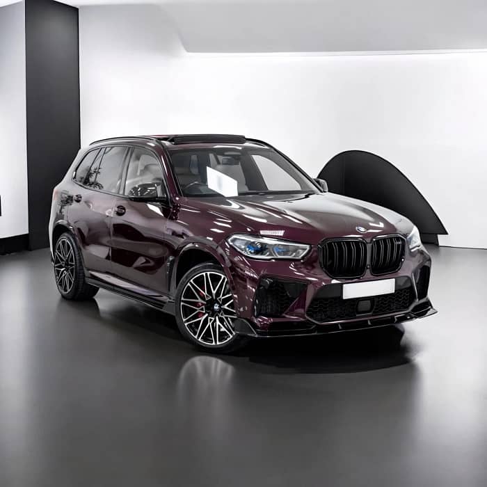 Splitter Față Carbon BMW X5M F95 Lip Frontal - V Style 2019+